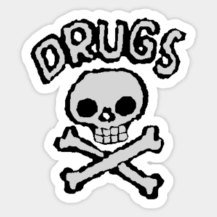 Drugs Kill Sticker